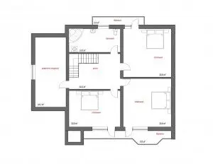 План дома Федора 2 этаж