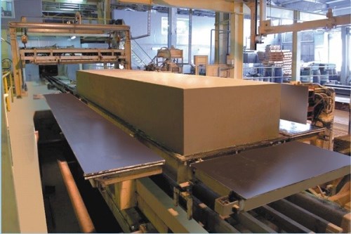 Линия производства автоклавного бетона.