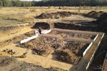 Монтаж опалубки