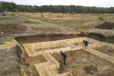 Монтаж опалубки