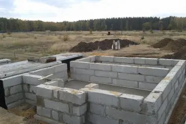 Блоки фундамента