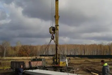 Монтаж перекрытий первого этажа